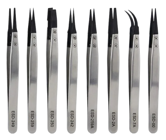 ESD Tweezers - Precision Tip