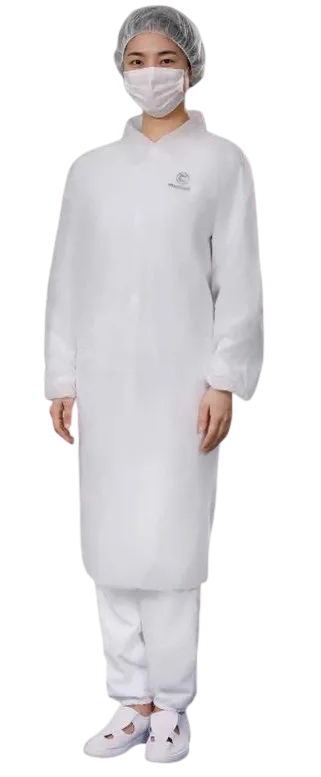 Cleanroom ESD Coat - Detail View
