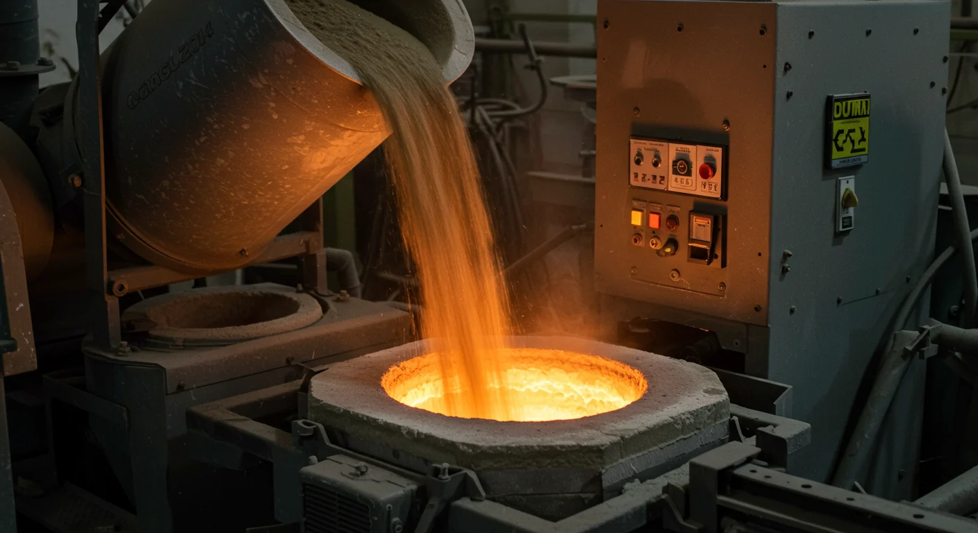 quartz feed into furnace