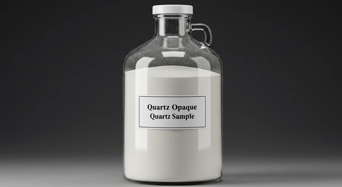 Opaque quartz