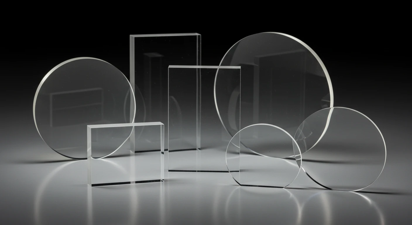 Optical quartz components